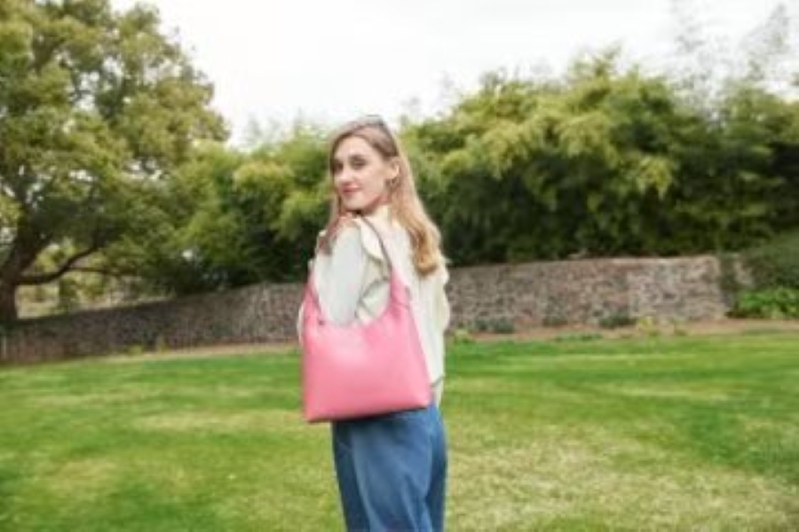 Classic Style Genuine Leather Hobo Handbag