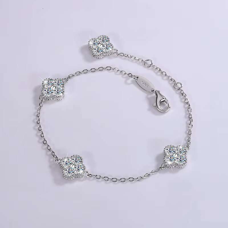 DHCollections 18K Gold Plated S925 Silver Moissanite Tennis Bracelet for Women VVS Diamond Quality with GRA Certificate, Elegant Charm Jewelry