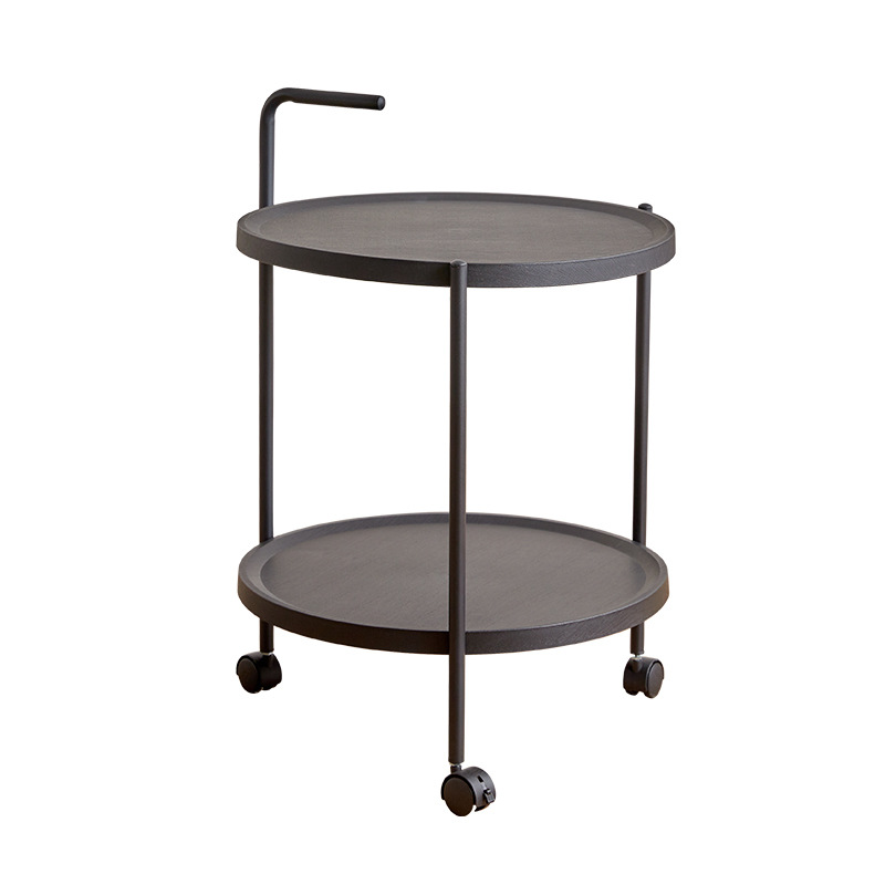 B533 Modern simple storage rack movable shelf simple small coffee table