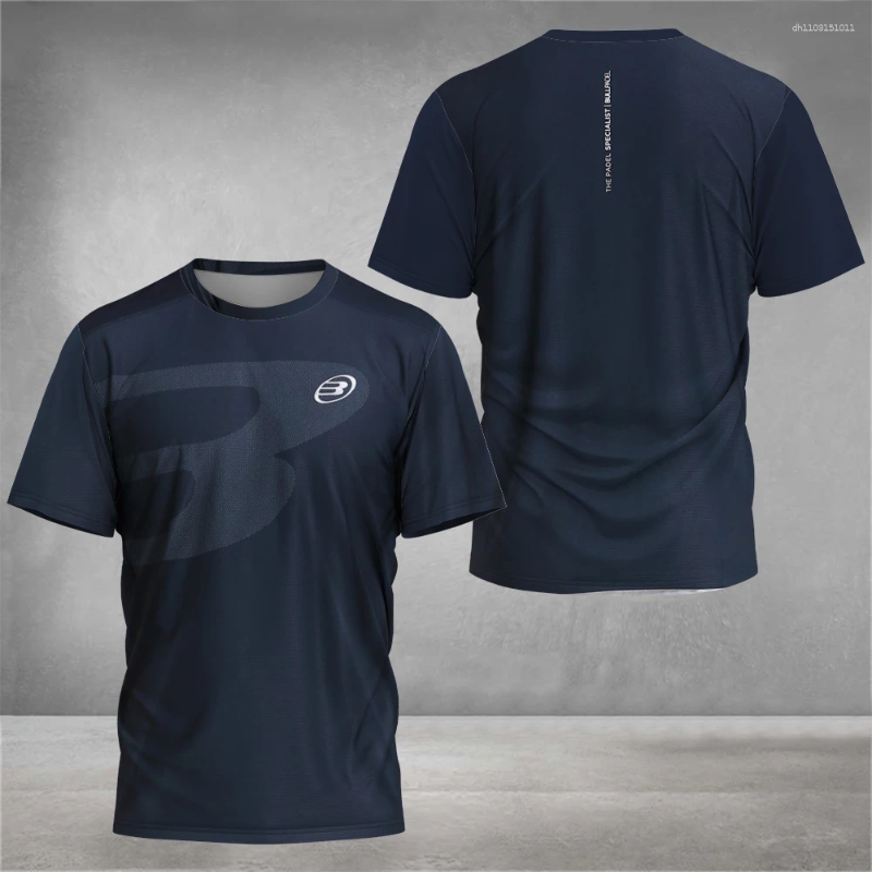 Men's T Shirts 2025 Padel Print Quick-drying Short Sleeve Tennis Breathable Wear Ultra-thin Fitness T-shirt Casual Top