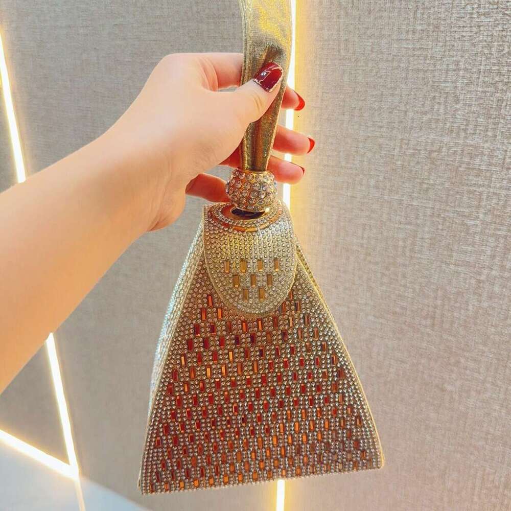 Dinner Bag New Water Celebrity Banquet KTV Diamond Inlaid Handheld Fashion Evening Bag KQ