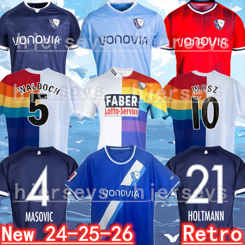 4XL Retro classic 1997 1998 1999 VfL Bochum soccer jerseys 2025 2026 Home Away Third WOSZ KUNTZ DE WIT MIYOSHI DASCHNER LOSILLA BOADU BERO 25 26 Mens kids football shirt