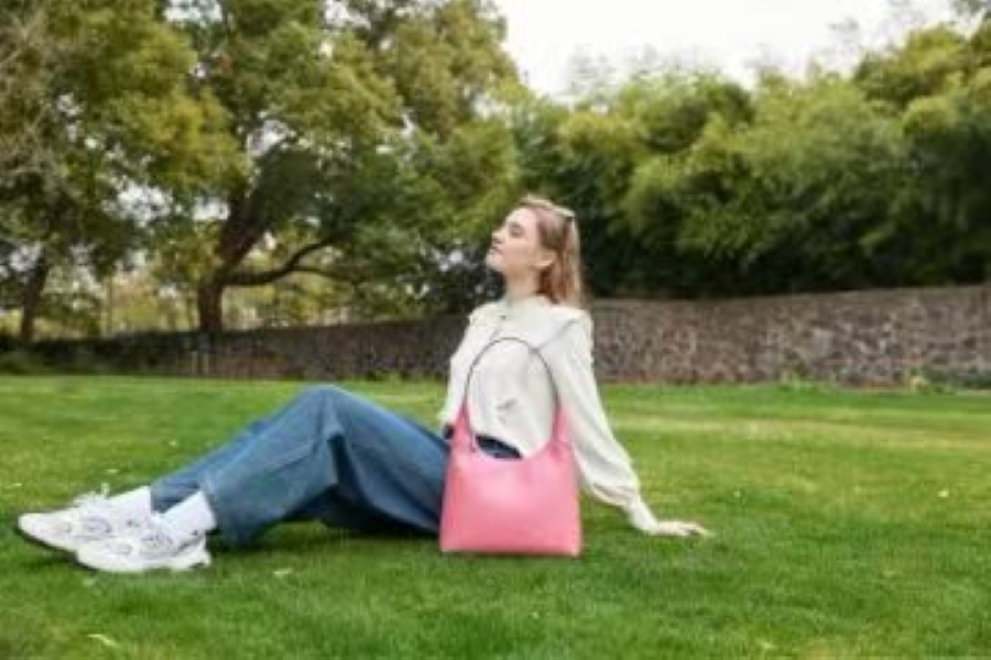 Classic Style Genuine Leather Hobo Handbag
