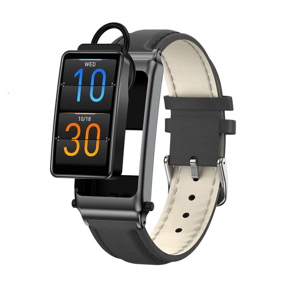 K80 smart bracelet Bluetooth headset 2-in-1 blood sugar call payment NFC access B7 ECG watch male