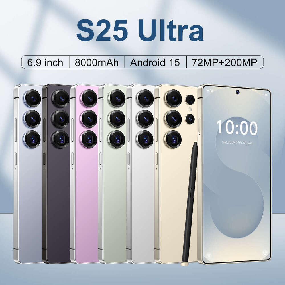 2025 hot Android Smartphone S25 Ultra: Durable Build + High-Speed Internet Capabilities (8 Core)