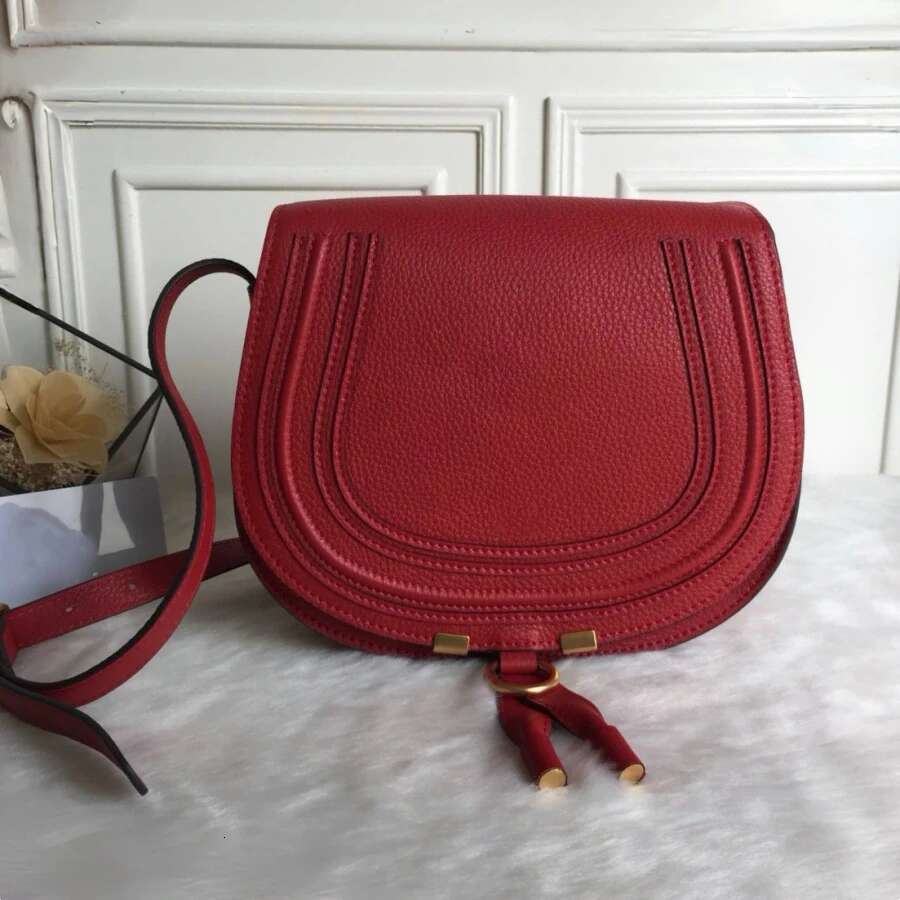 Fashion Genuine Leather Crossbody Classic Vintage Saddle 2025 Female Natural Grain Cowhide Shoulder Bag High Quality
