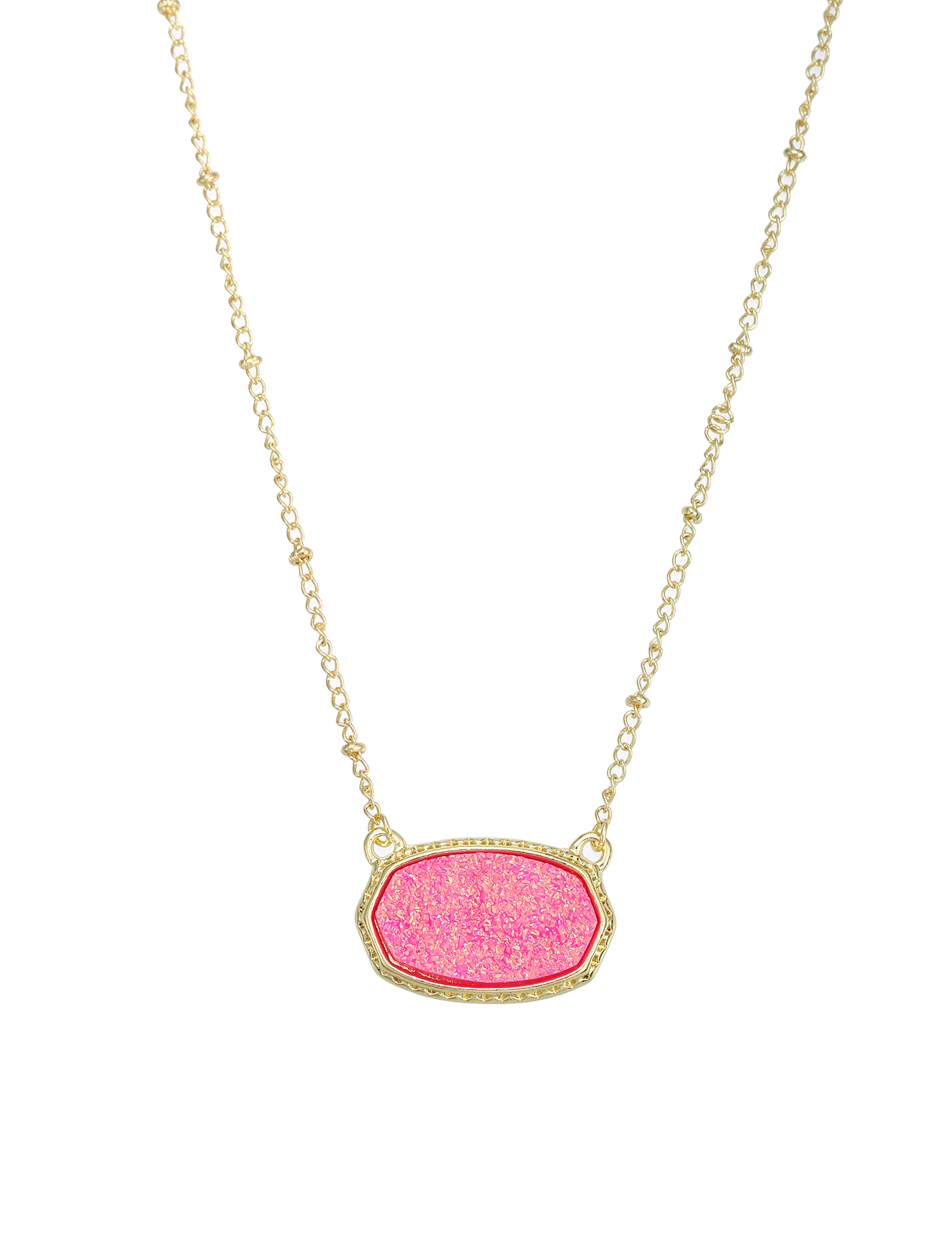4PCS Gold-color Necklace Ladies Light Luxury Style Flower Pendant Inlaid Zirconia Titanium Steel Chain Holiday Jewelry