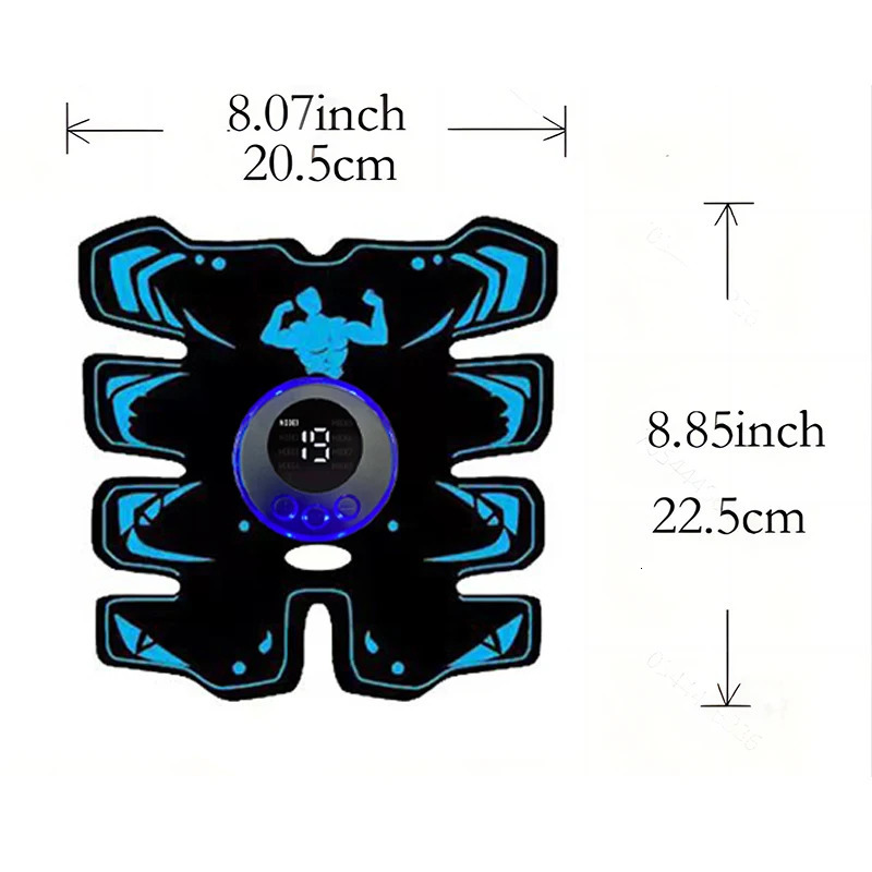 USB Rechargable EMS Muscle Stimulator ABS Arm 3 IN 1 Trainer Pad Wireless Smart Fitness Abdominal Training Electric Body Slim 250430