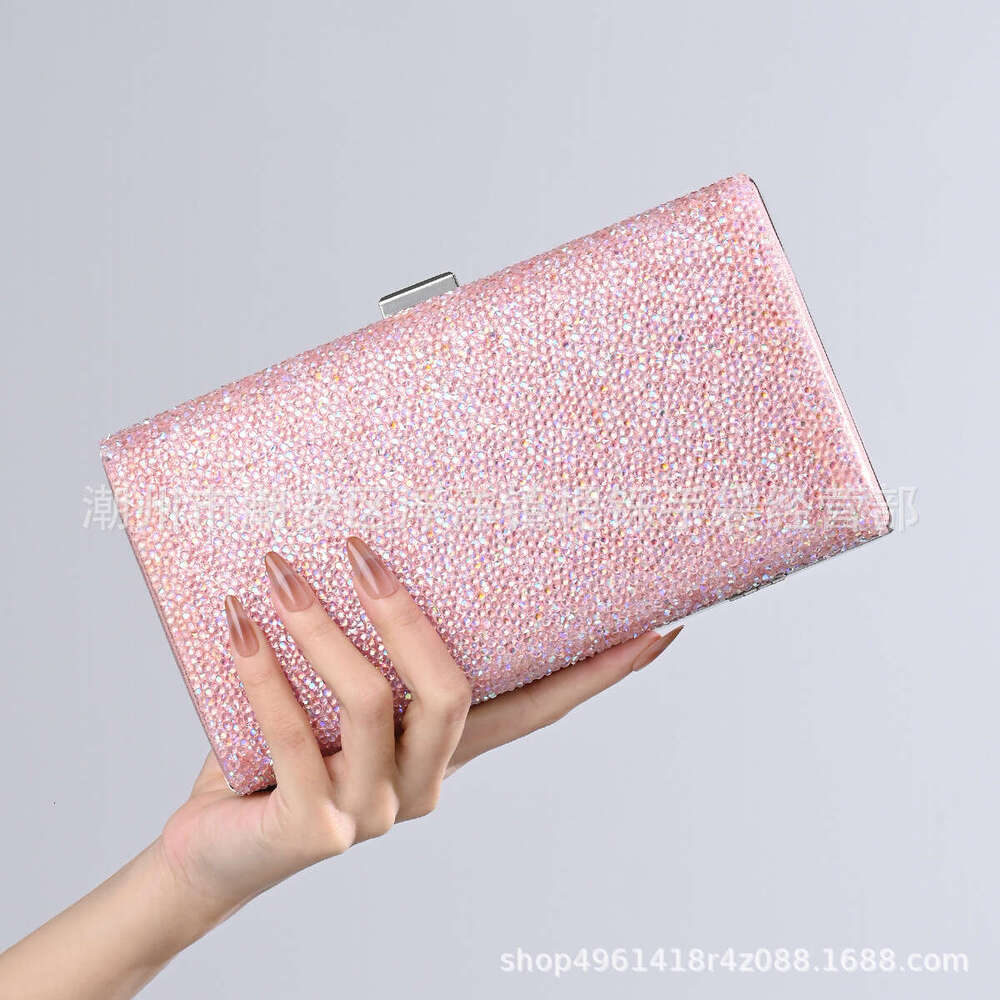 Dinner Bag Shuo S New Diamond Studded Dress Dinner Fashionable Rhinestone Banquet Bag Women S Handbag One Shoulder Diagonal Cross Small KQ