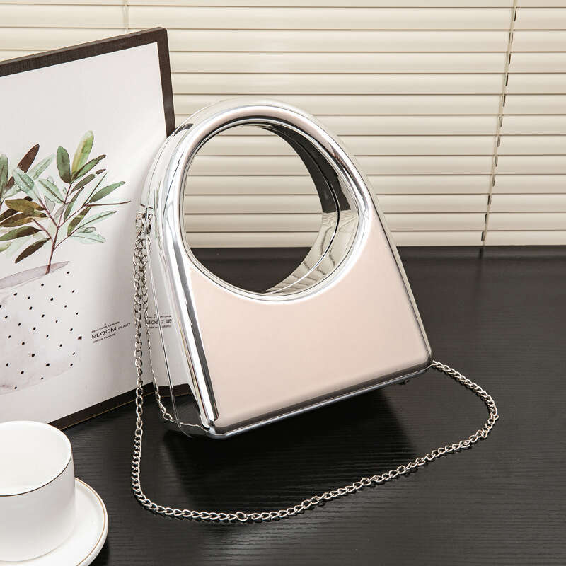 Dinner Bag Ladies Rhinestone Iron Box Crystal Keywords Hand Held Evening Dress Party Wedding Bag KQ
