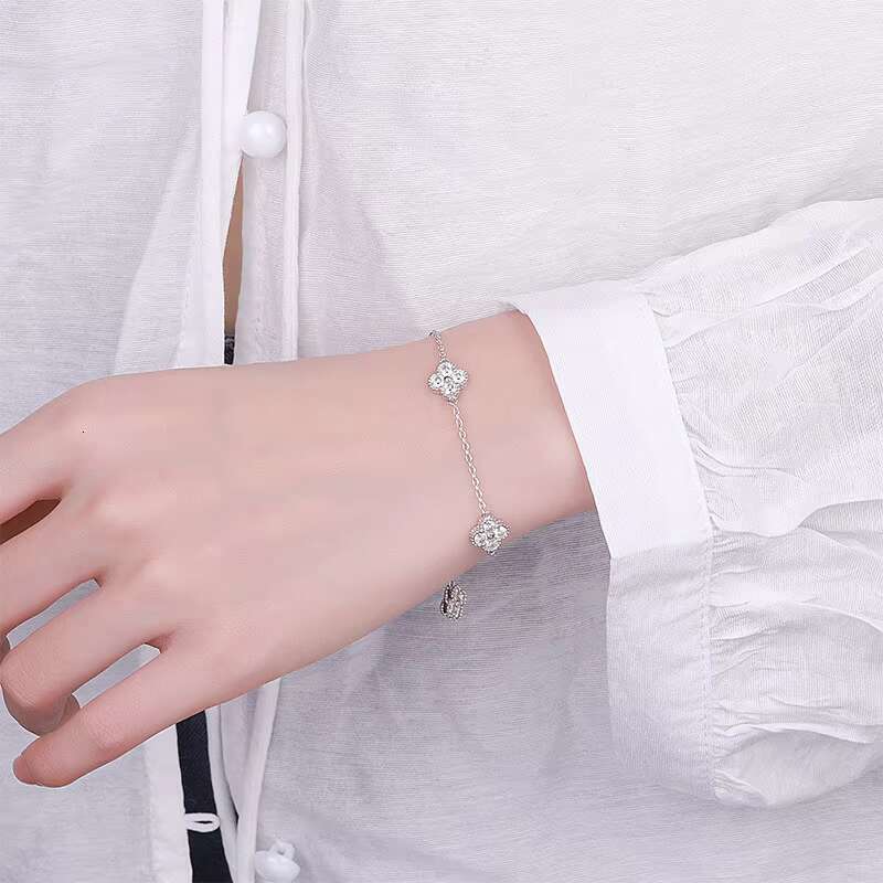 DHCollections 18K Gold Plated S925 Silver Moissanite Tennis Bracelet for Women VVS Diamond Quality with GRA Certificate, Elegant Charm Jewelry