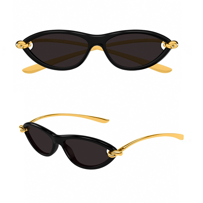 Sunglasses for women men oversized Rimless all-in-one 1390 sacoche Protection designer sunglasses Electroplated Metal Frame Original box