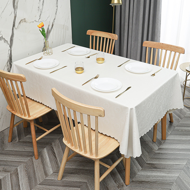 W51 simple non-slip PU waterproof, oil-proof, scalding-proof tablecloth tablecloth pvc household coffee table tablecloth rectangular