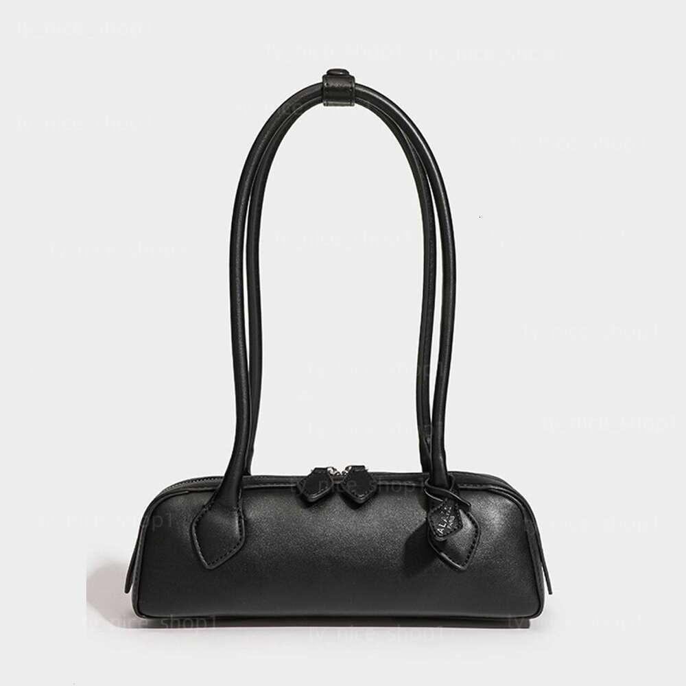 higher quality new alaiabag Le Teckel Bags Leather Shoulder Bag Women Handbags Fashion Baguette Bag Armpit Bag Long Profile Double Zipper Opening Closing Design
