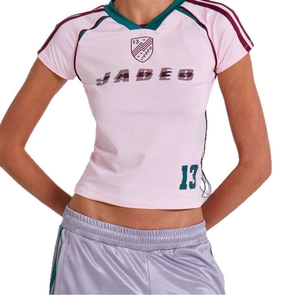Autumn European and American sports fashion slim fit retro spicy girl letter printed short sleeved top shorts set 2025 temperament versatile new trend