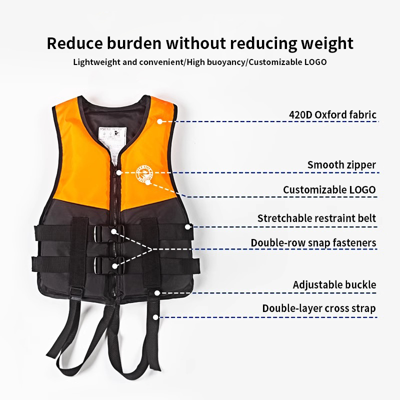 Life vest Life jackets Rescue vest with high buoyancy, available in a wide range of sizes for both children and adults, suitable for all kinds of wate