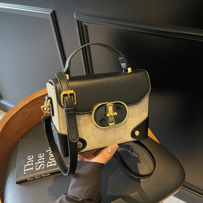 Spring-Summer 2025 French Chic Tote Bag - Multi-Way Boxy Crossbody/Shoulder Bag for Daily Commute, Free Shipping & Limited