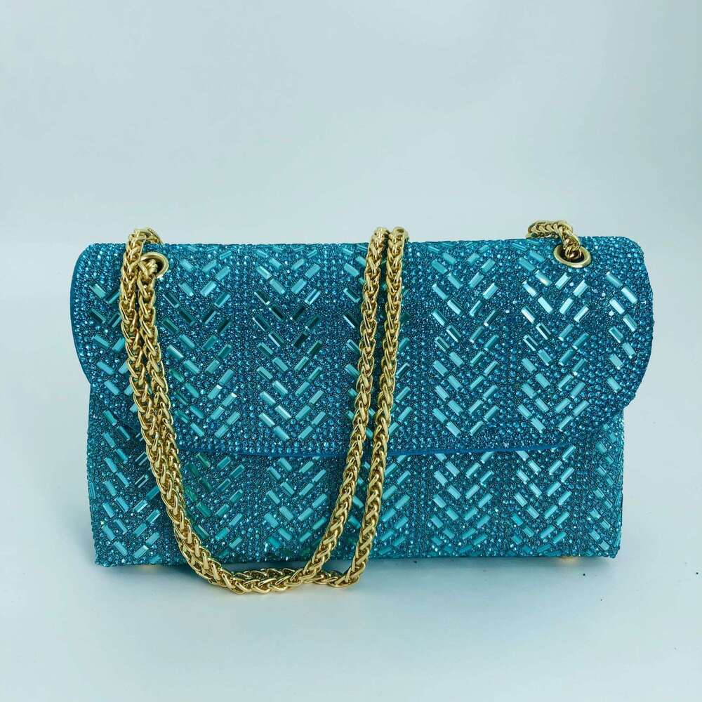Dinner Bag New Handmade Inlaid For Evening Dress Socialite S Rhinestone Underarm Handbag Dinner Bag KQ
