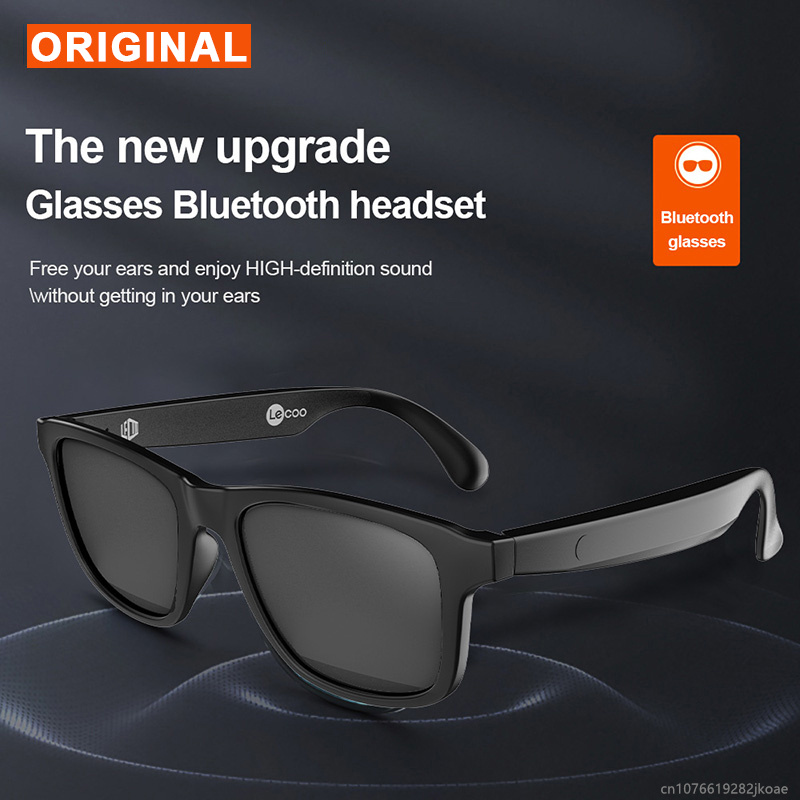 New C8 Lite Glasses Earphones Wireless Bluetooth HD Mic Call Headphones Light Weight Sunglasses Earbud HiFi Stereo Driving Headset