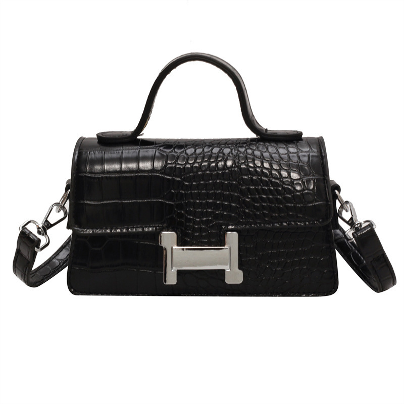 Designer bag free shipping 2025 fashion small square bag premium texture crocodile pattern luxury bag handbag shoulder crossbody bag for women