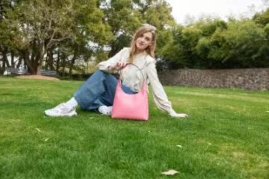 Classic Style Genuine Leather Hobo Handbag