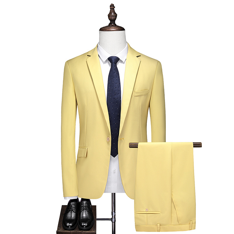 k1206 Business Casual Suit - Autumn Wedding Groom Attire