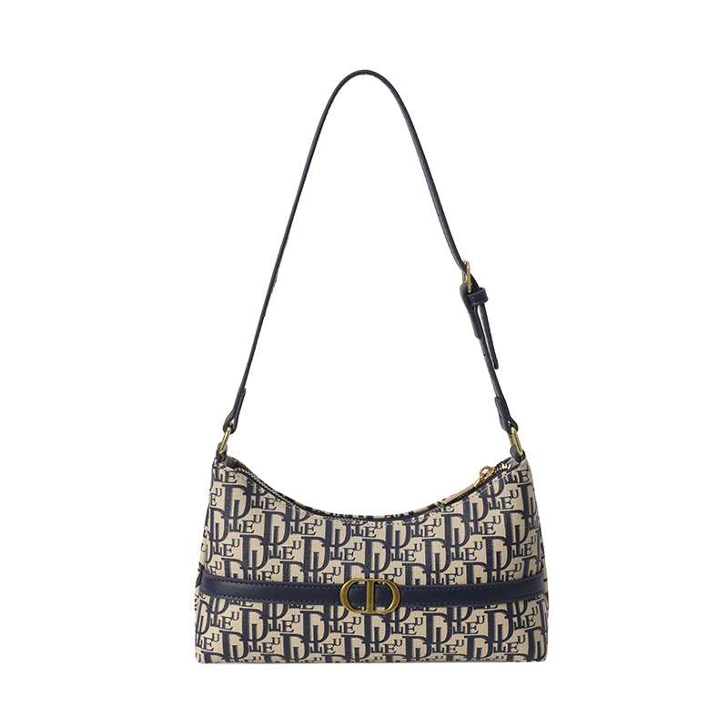 French high - end underarm bag for women New spring style Small square shoulder bag with diamond - shaped embroidered thread Versatile hand - held wom