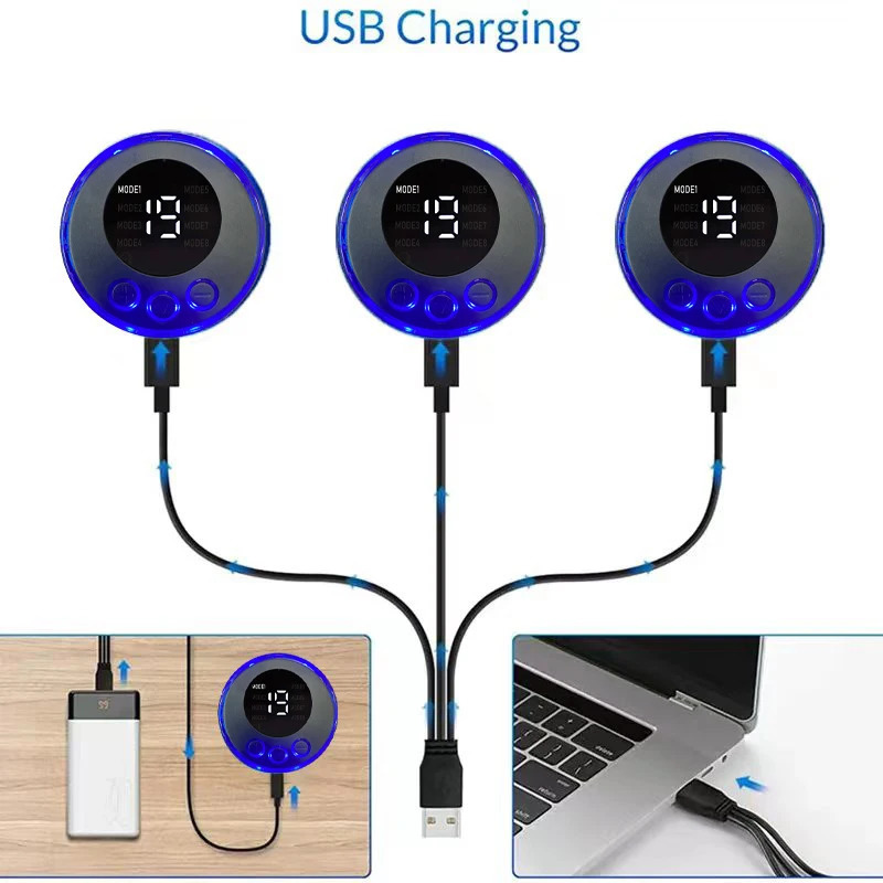 USB Rechargable EMS Muscle Stimulator ABS Arm 3 IN 1 Trainer Pad Wireless Smart Fitness Abdominal Training Electric Body Slim 250430