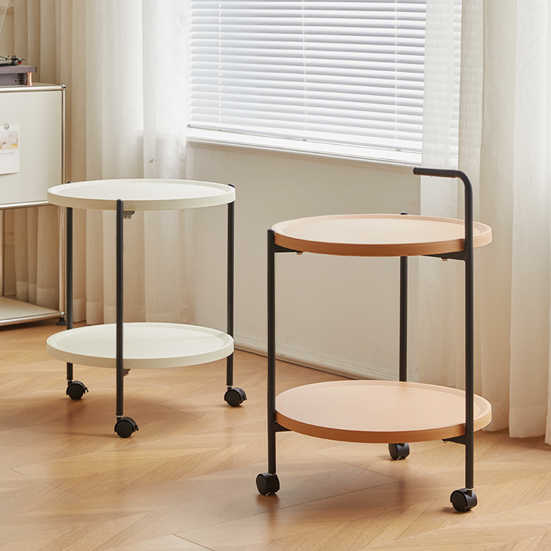 M8191 Sofa side table balcony small round table bedside cabinet creative corner table