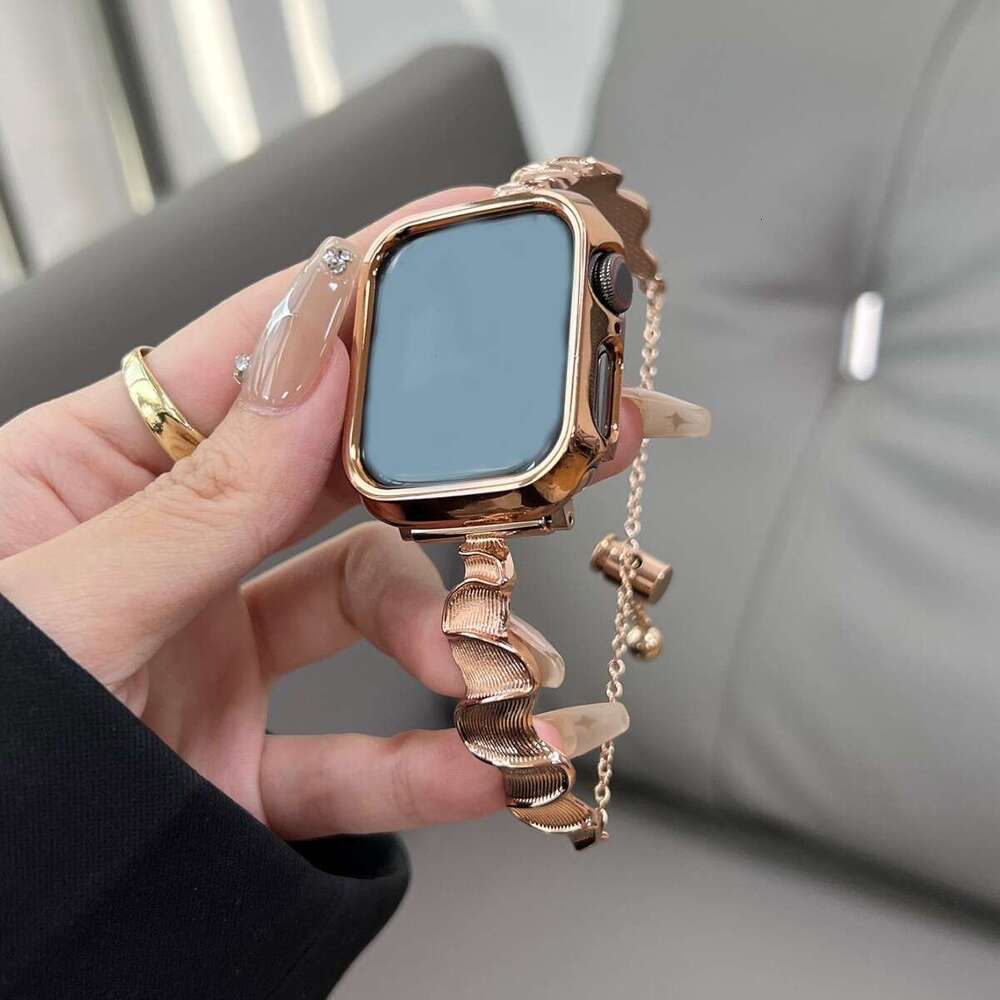 Smart Straps Fashionable metal chain Apple Watch strap Trendy and individual Applicable to 5/6/7/8/9 generation SE