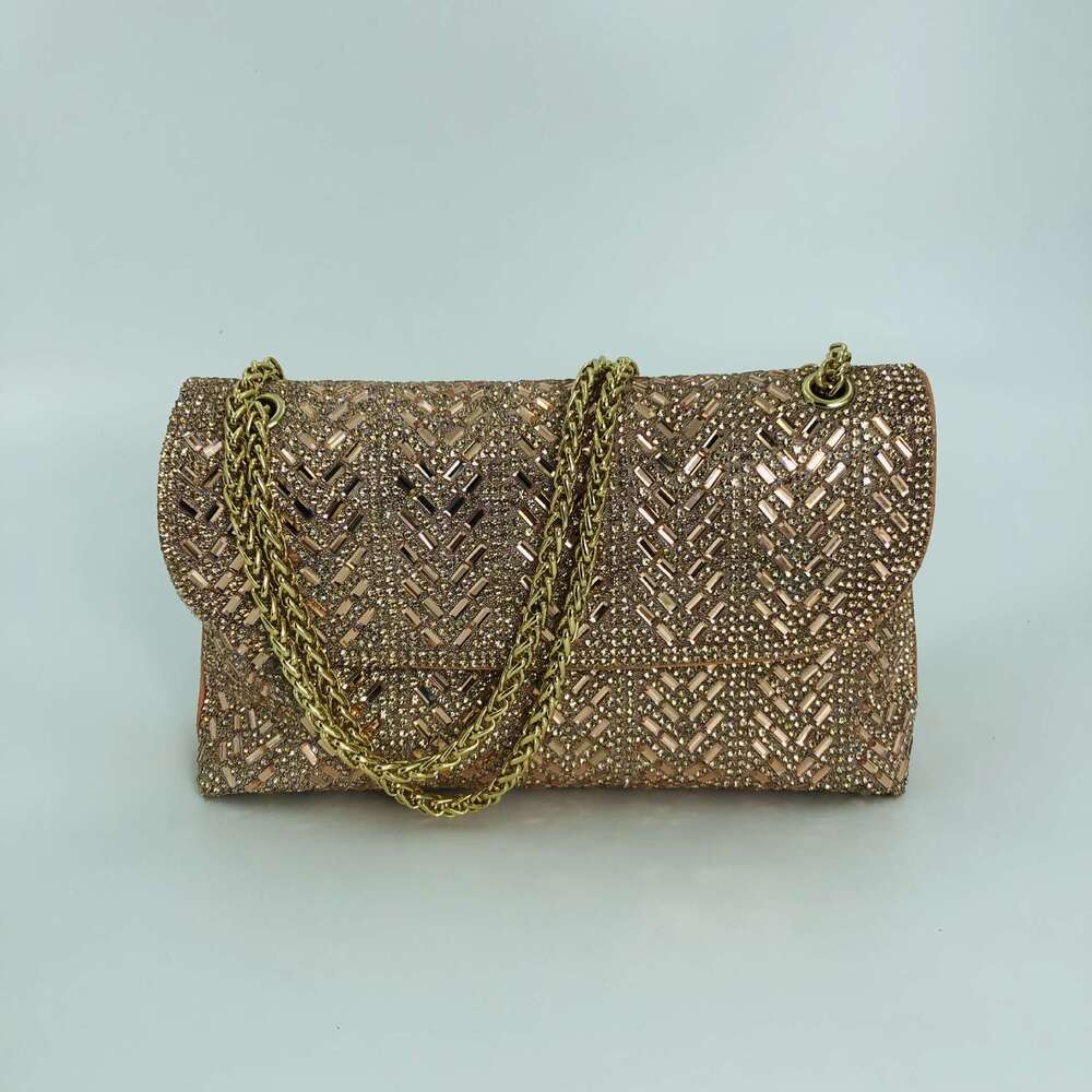 Dinner Bag New Handmade Inlaid For Evening Dress Socialite S Rhinestone Underarm Handbag Dinner Bag KQ