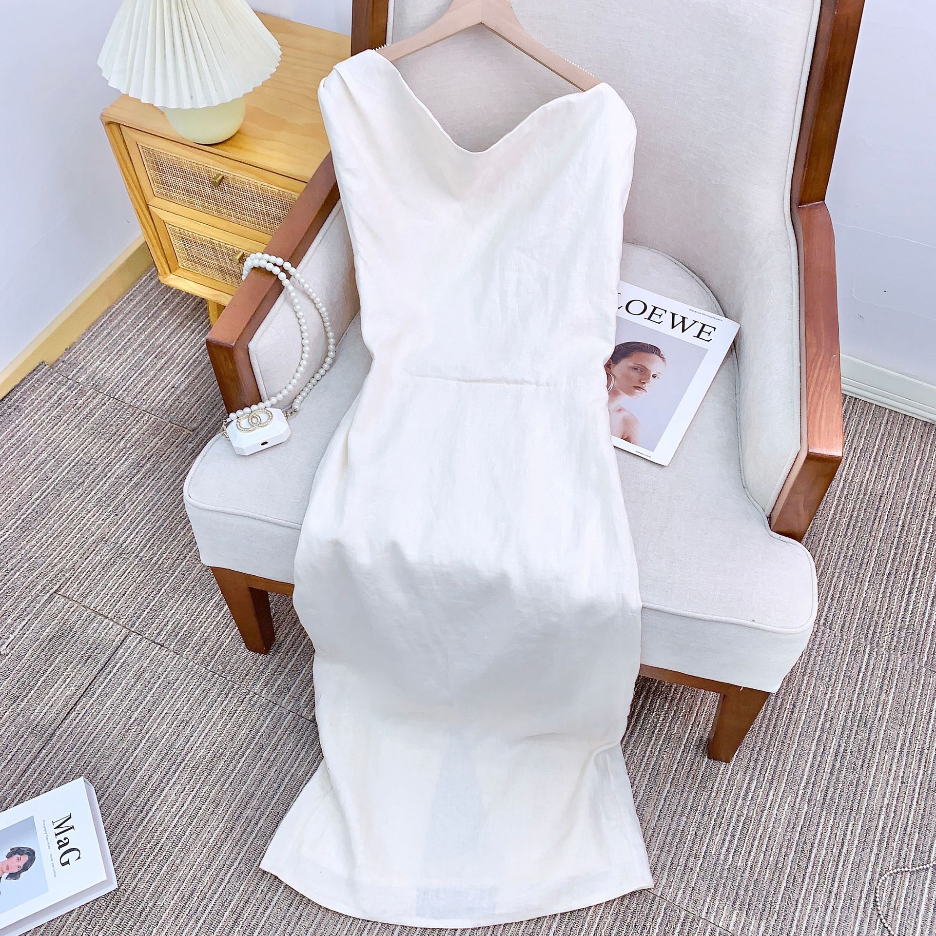 JN270 dress women's spring and summer daughter celebrity western style high cool sexy exquisite