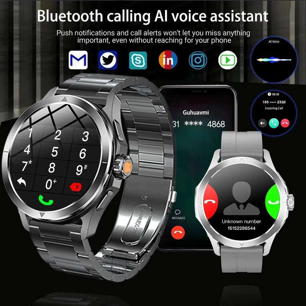 S4 Ultra For Xiaomi Smart Bracelet Men Watch AMOLED HD Screen Bluetooth Call GPS Trectory NFC Heart Rate Compass SmartWatches