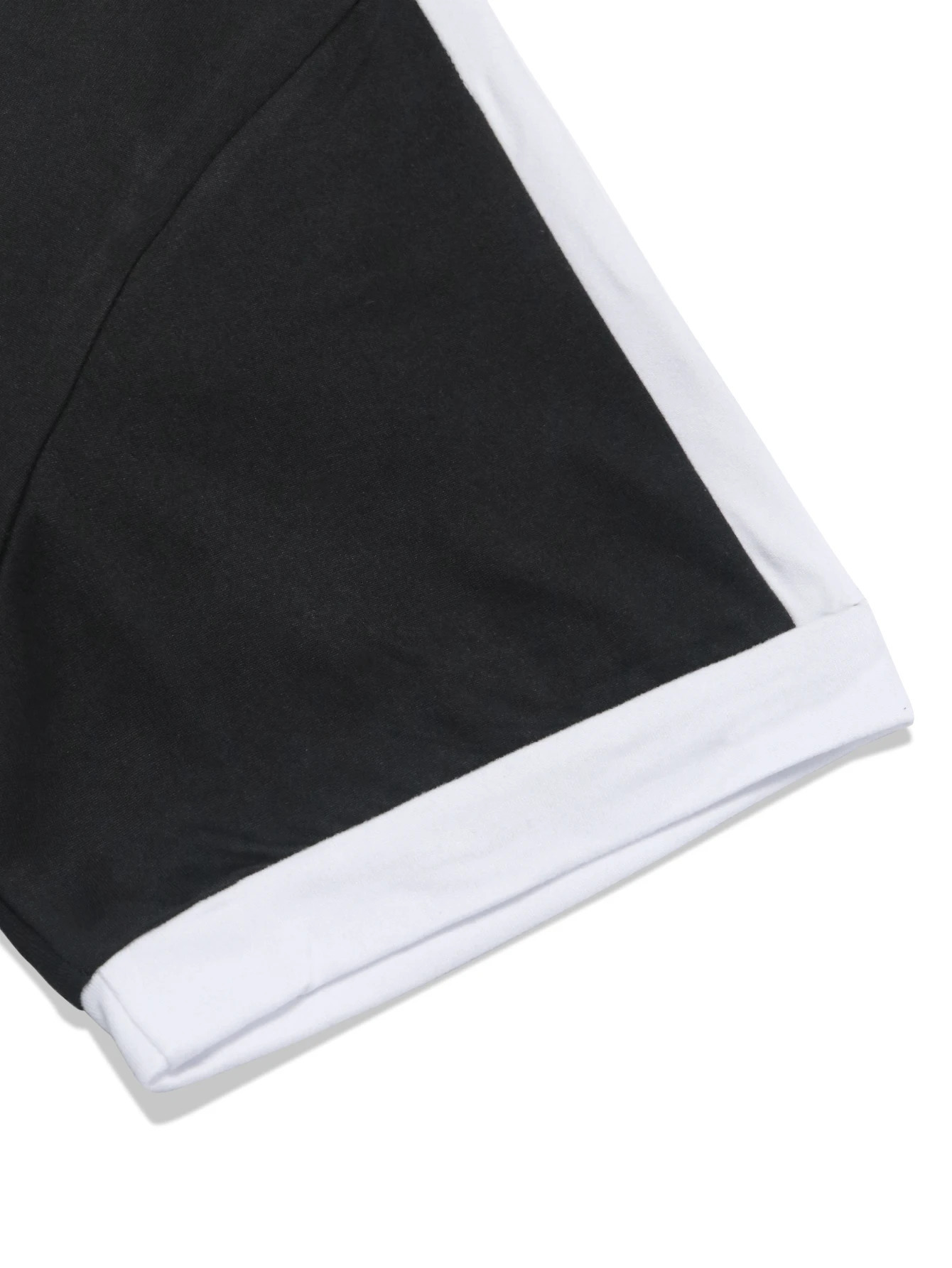 summer elastic casual short sleeved mens daily party family social color matching Tshirt solid retro streetwear 250430Z