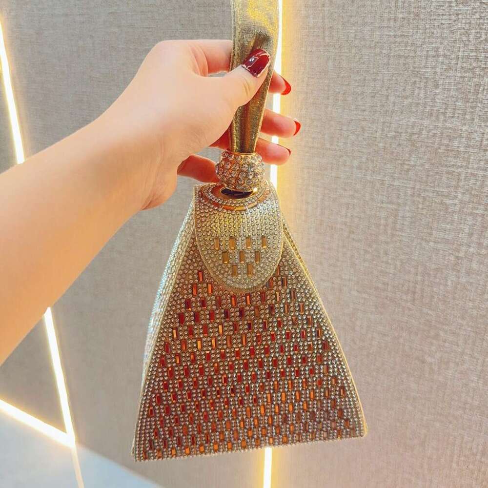 Dinner Bag New Water Celebrity Banquet KTV Diamond Inlaid Handheld Fashion Evening Bag KQ