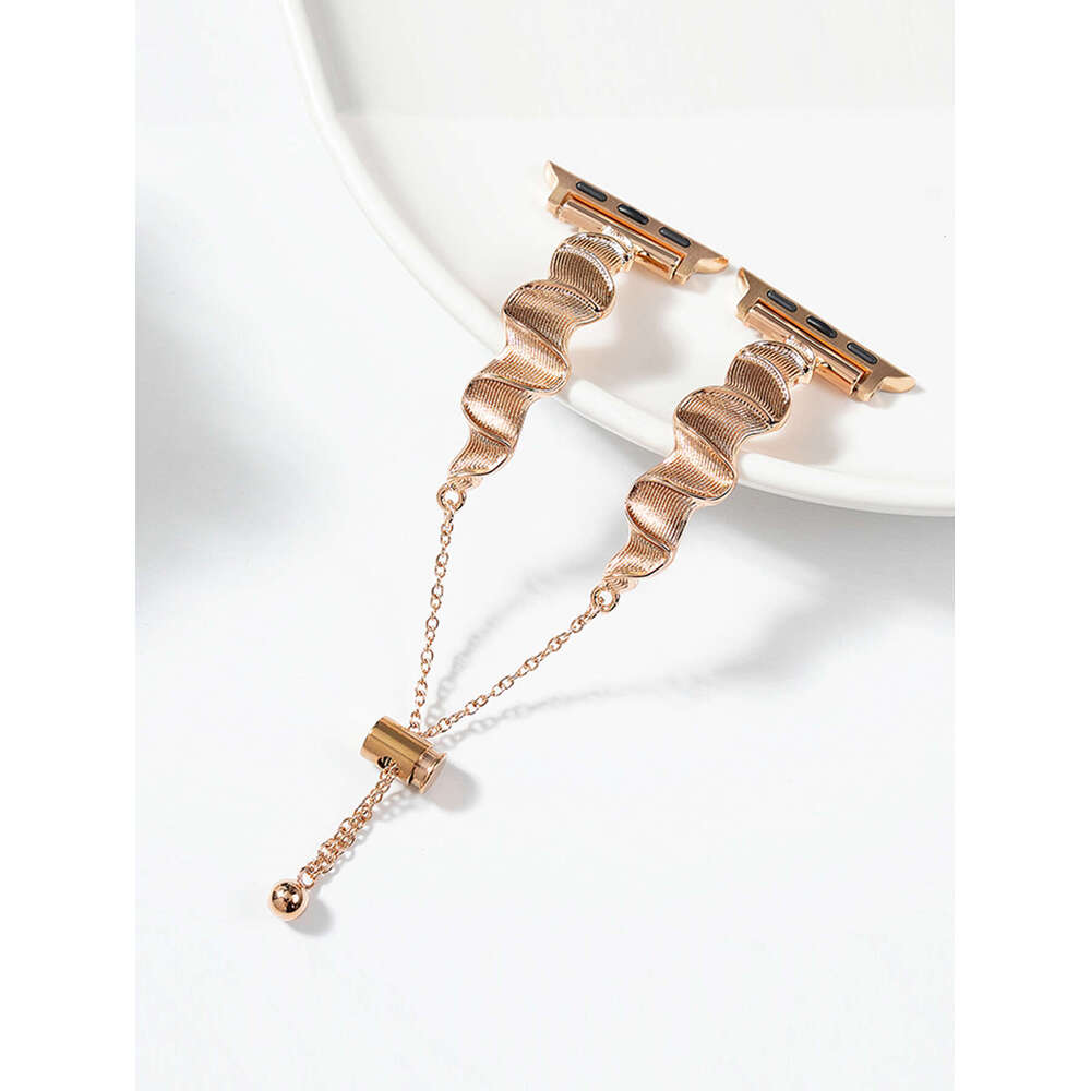 Smart Straps Fashionable metal chain Apple Watch strap Trendy and individual Applicable to 5/6/7/8/9 generation SE