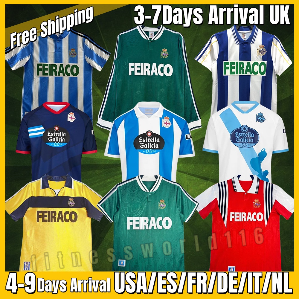 Retro Soccer Jerseys 24 25 Deportivo La Coruna Deportivo M.KONE SABIN Coruna Blue Home Away Third 2024 25 Camisetas de futbol JUERGEN QUILES DONCEL Depor Men kids S-4XL