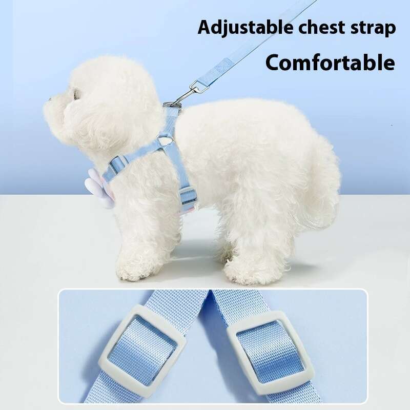 dog back traction rope adjustable small and mediumsized dogs with a vest style chest strap for outdoor walking the rope does not tighten the neck