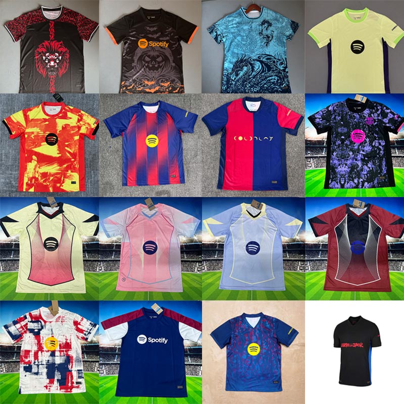 baRCElone Soccer Jerseys ES TRAINING LAMINE YAMAL LEWANDOWSKI GAVI PEDRI FERRAN RAPHINHA OLMO football shirts 24 25 26 home away camiseta futbol Maillot