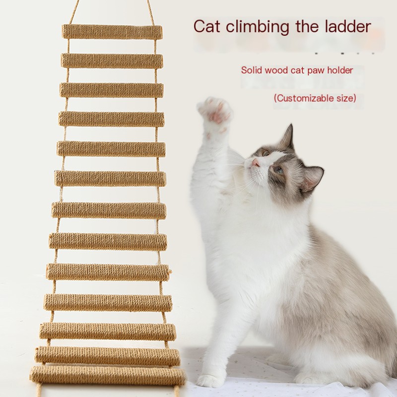 Sturdy, Multi-Level Pet Staircase: Compact Carpeted Ramp for Cats Upstairs