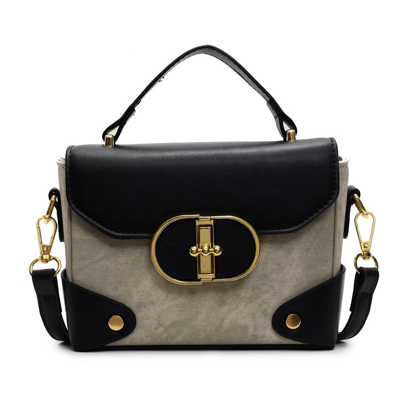 Hot-selling, free shipping 2025 Spring/Summer new versatile retro single-shoulder bag, commuting hand-held box, small square bag