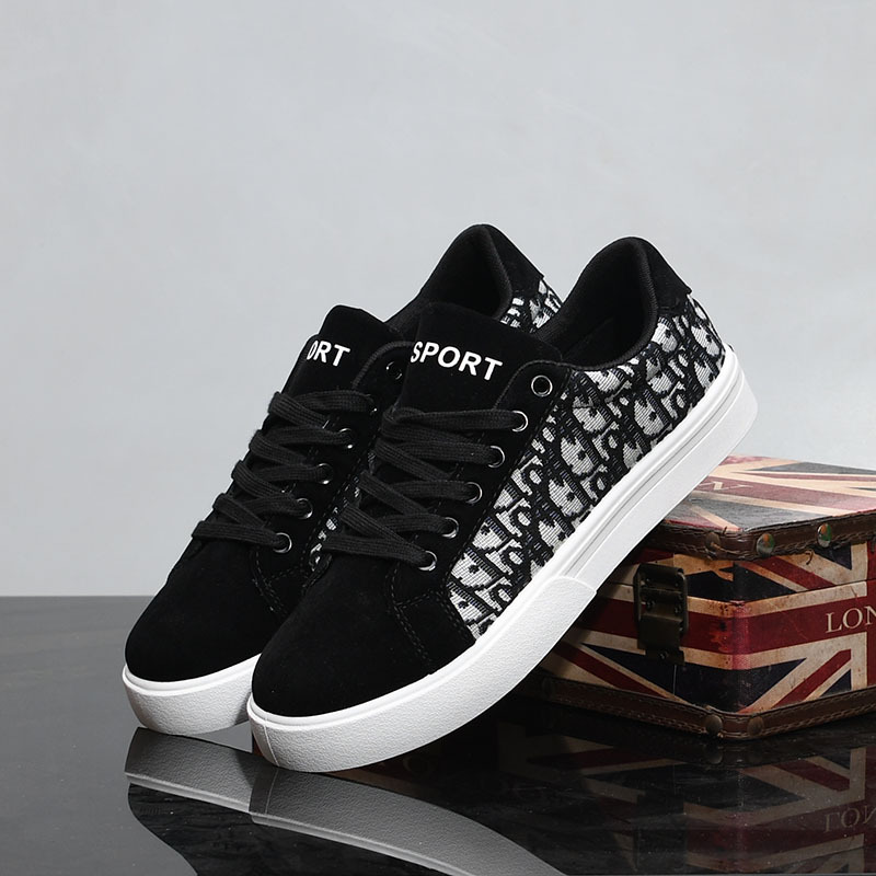 Free shipping designer breathable sneakers, men's shoes, summer men's black casual trendy shoes, wear-resistant and odorless sports shoes