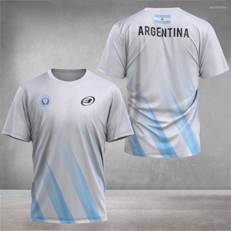 Men's T Shirts 2025 Padel Print Quick-drying Short Sleeve Tennis Breathable Wear Ultra-thin Fitness T-shirt Casual Top