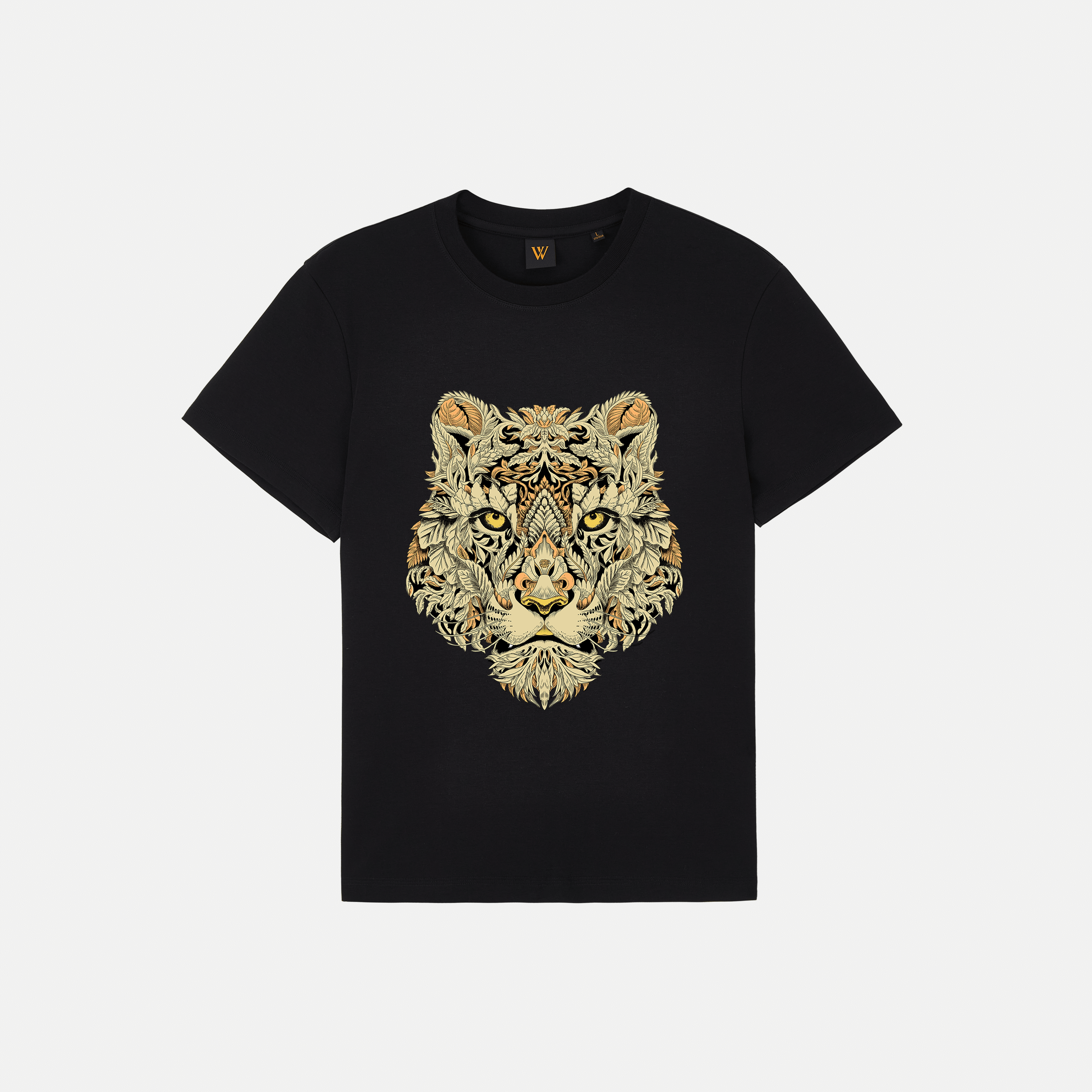 Designed-style fashionable urban trendy printed T-shirt, unisex short sleeves