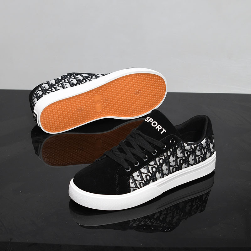 Free shipping designer breathable sneakers, men's shoes, summer men's black casual trendy shoes, wear-resistant and odorless sports shoes