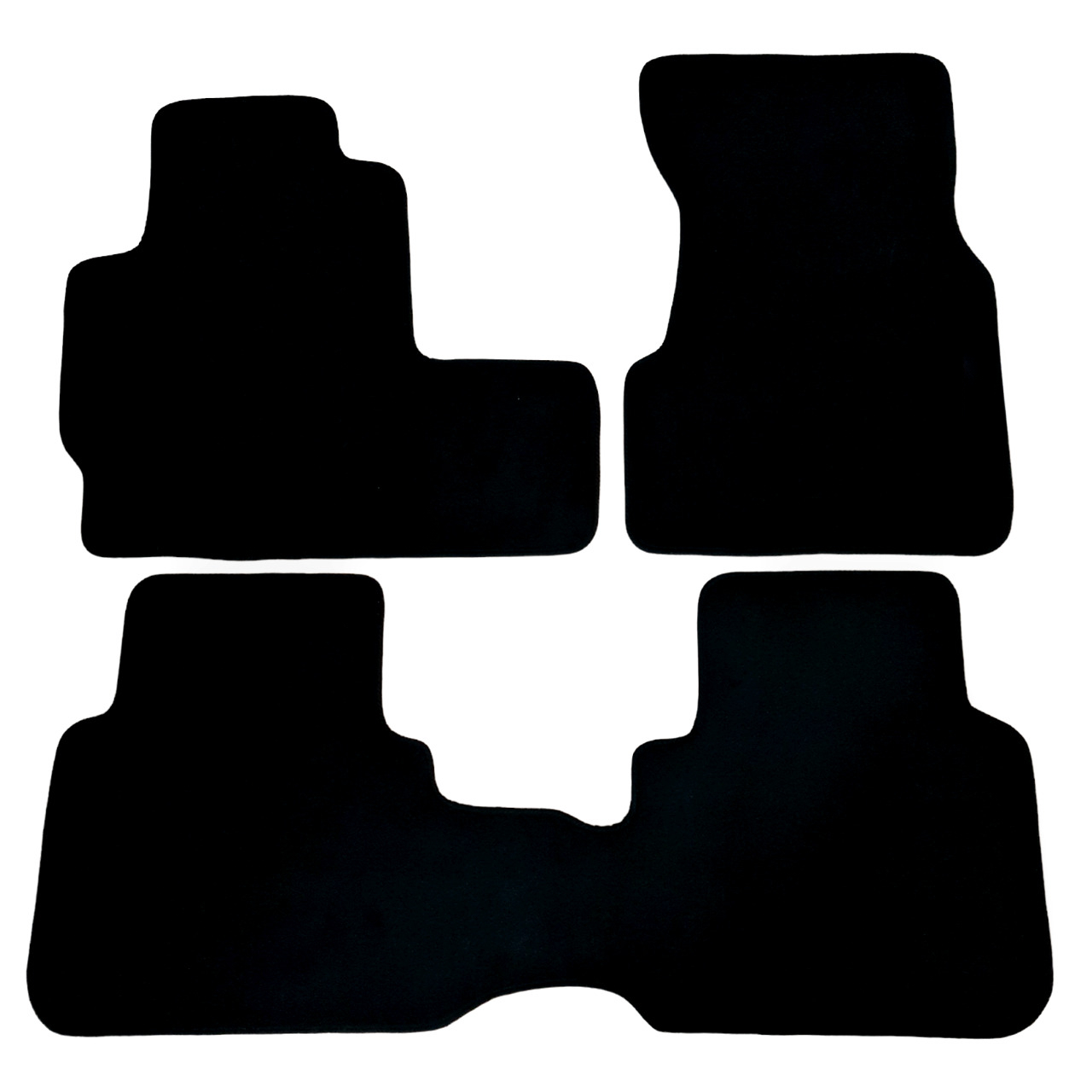 Car Floor Mats For Honda CRV 1995 1996 1997 1998 1999 2000 2001 Velour Waterproof Black Carpet Rugs Auto Liners New