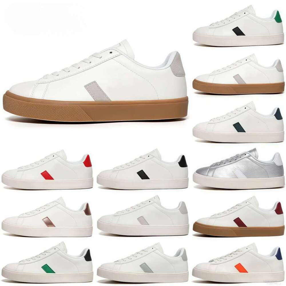 small white French Couple Low Top Flat Women Breathable V Shoes Men Casual Sneakers with Embroidered designer casual shoes z4 J10