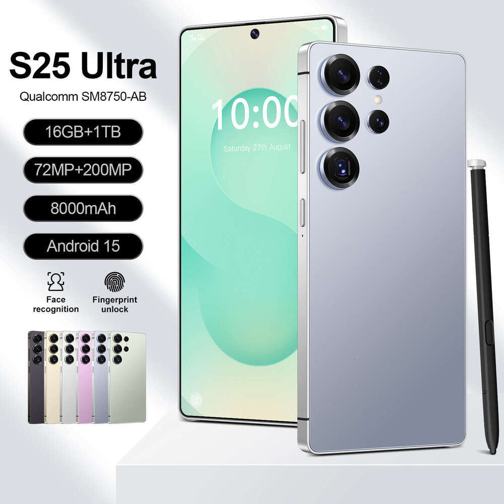 2025 hot Android Smartphone S25 Ultra: Durable Build + High-Speed Internet Capabilities (8 Core)