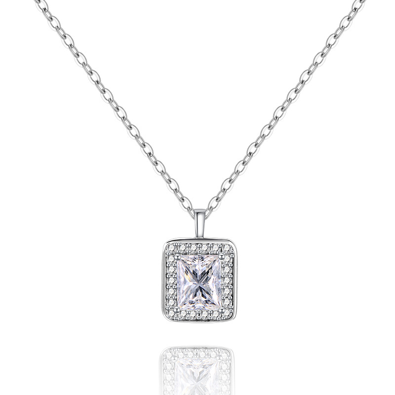 necklaces designer necklace luxury jewelry moissanite pendant Jewerly Women Necklace Choker Chain Rhinestone Pearl Round Geometry Necklaces Sweater Ch