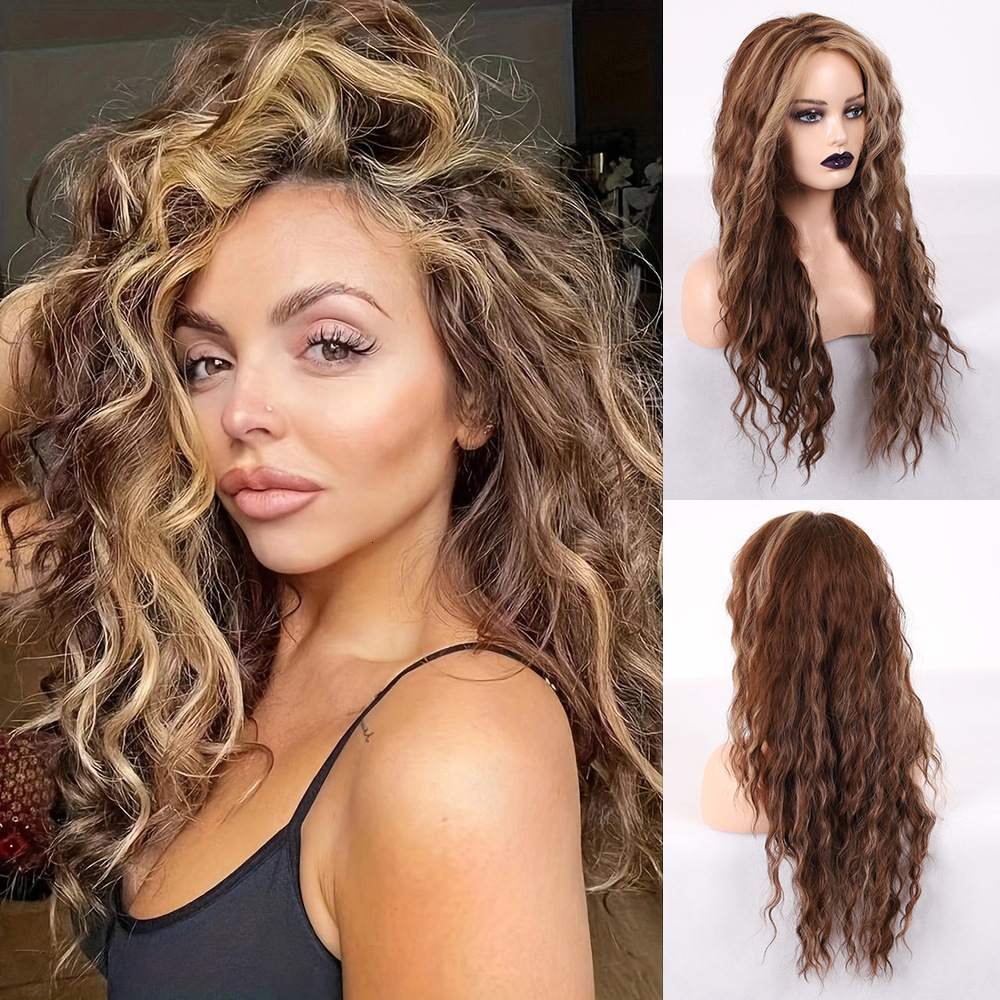 wig women fluffy long curly hair small roll chopsticks roll wig